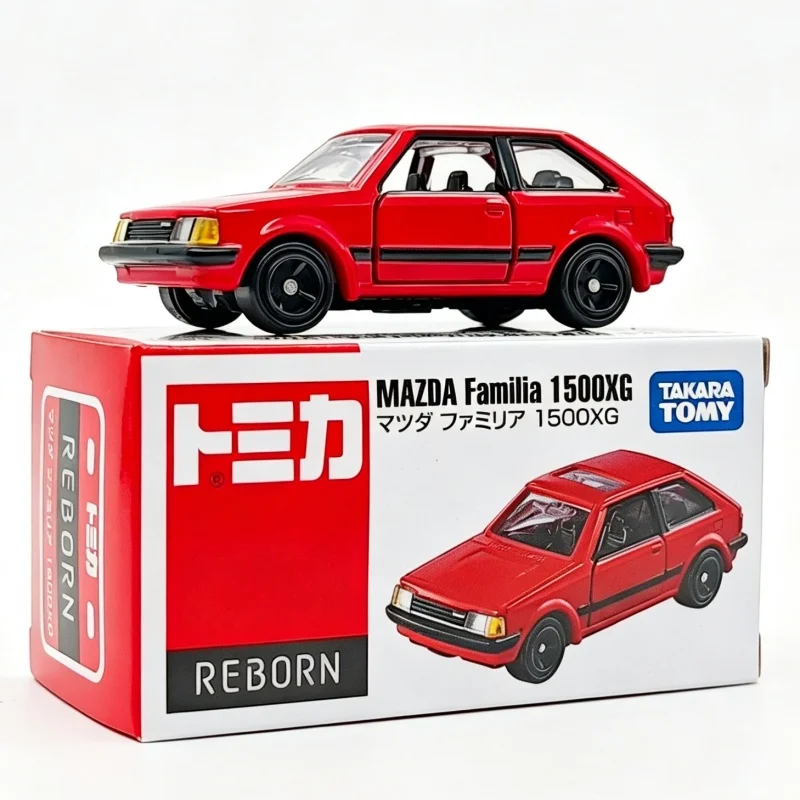 

Domeka June New Product Reproduction Series National Household Car Mazda 1500XG Alloy Car Model Collection