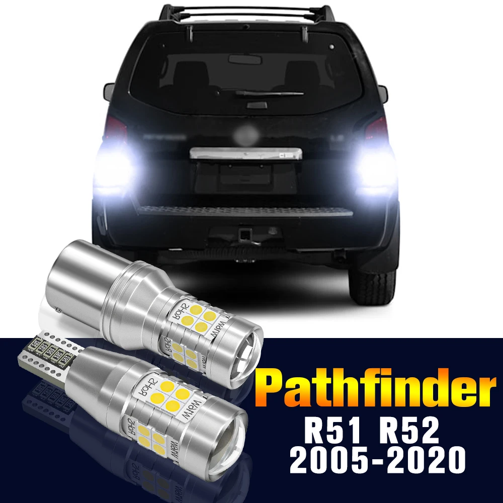 

2pcs LED Reverse Light Bulb Backup Lamp For Nissan Pathfinder 3 4 R51 R52 2005-2020 2013 2014 2015 2016 2017 2018 Accessories