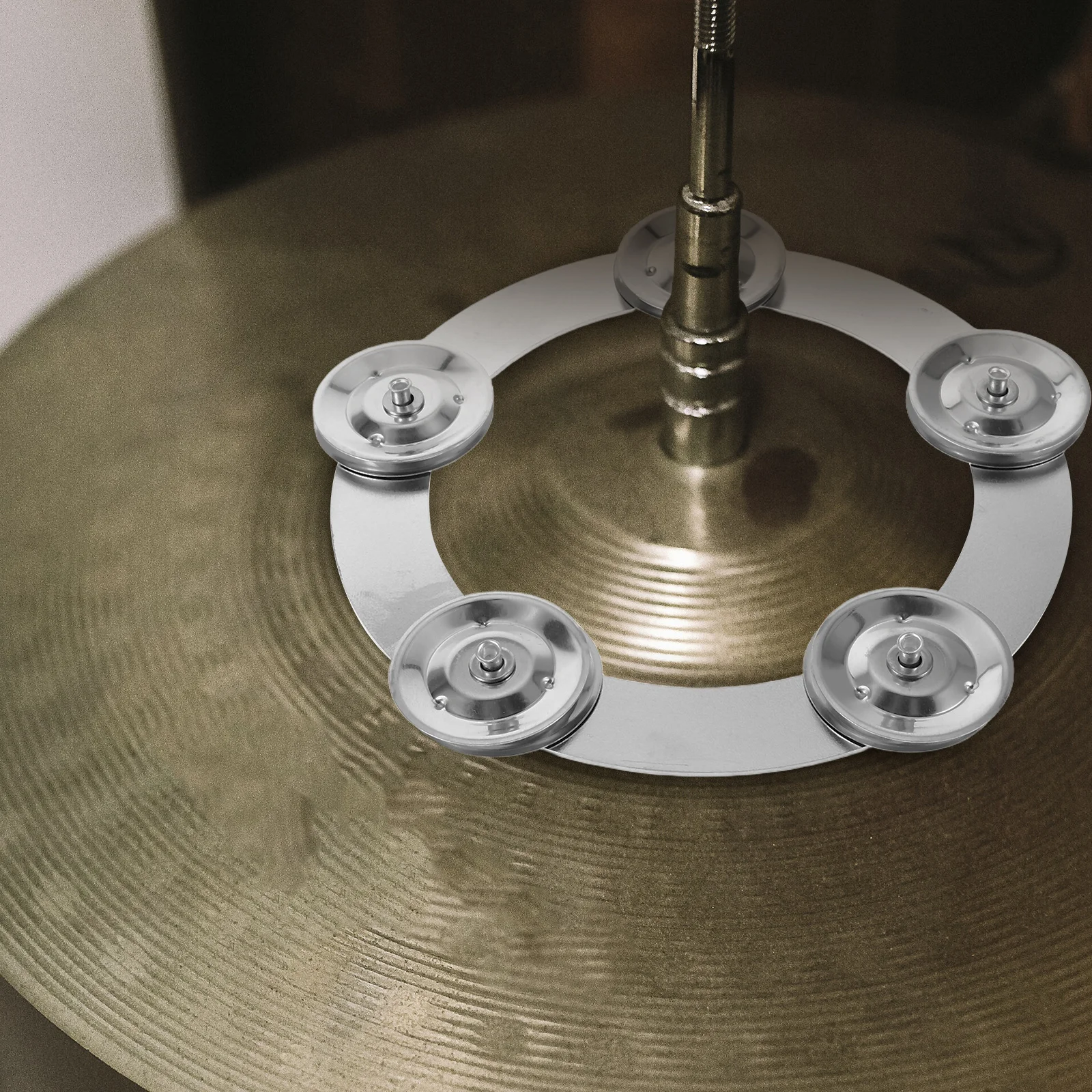 

Cymbal Ring For Set Tambourine Jingle Effect Hihat Attachment, Splash Cymbal, Metal Bell Percussion, Drum Kit Hardware,