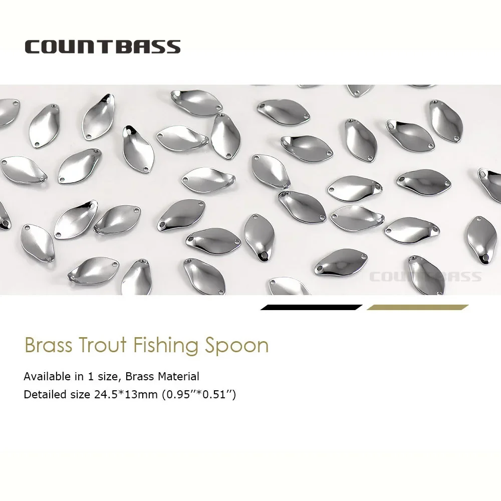 Cucharas de pesca Countbass SP010 – Latón para salmón y lucio - imagen 2