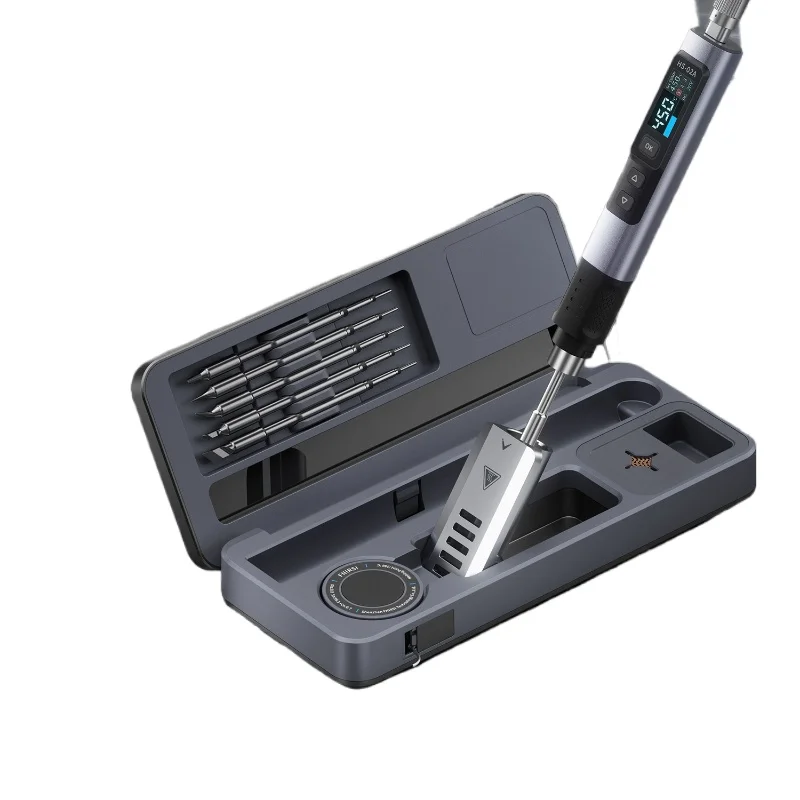 

Intelligent electric soldering iron HS-02 mobile workbench storage box electric soldering iron set