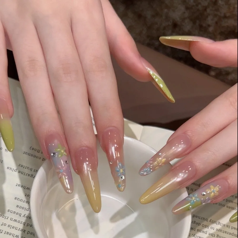 Mini 4-in-1 Pat Ombre Gel-Nagellack, 6 Farben, solider, leicht aufzutragender Farbverlaufsgel, französische Maniküre, Nagellacke, Farbgel für Nagelkunst, für Damen – Detail 4