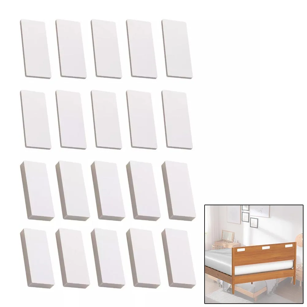 20pcs Wall Protector EVA Foam Headboard Pads Headboard Stoppers Couch Stoppers For Wall Noise-reducing Movement Protection