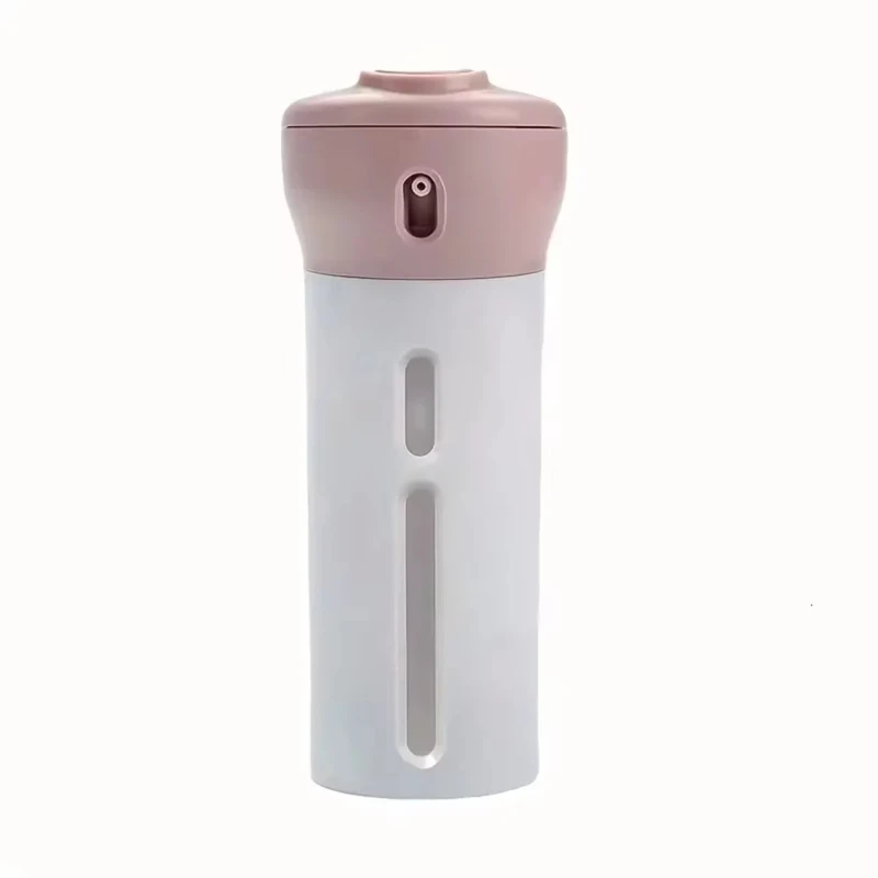 Reise-Spenderflasche für Shampoo, Lotion, Duschgel, Seife 4-in-1 Leere Nachfüllflasche mit Pumpspender