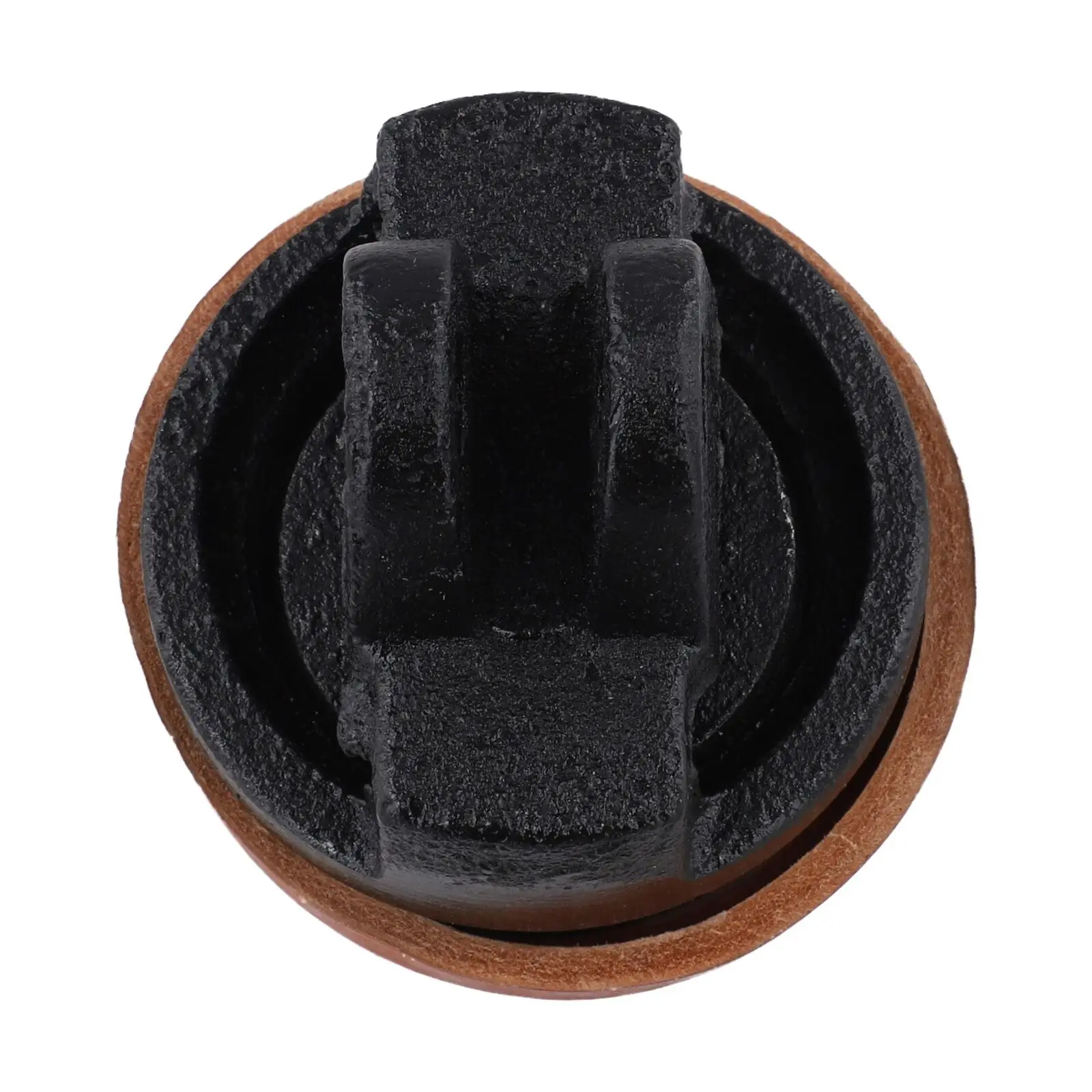 For Type 75 Replacement Piston with Leather Seal Cast Iron Part for Handle Pump Garden and Fountain Pump Repair Applications