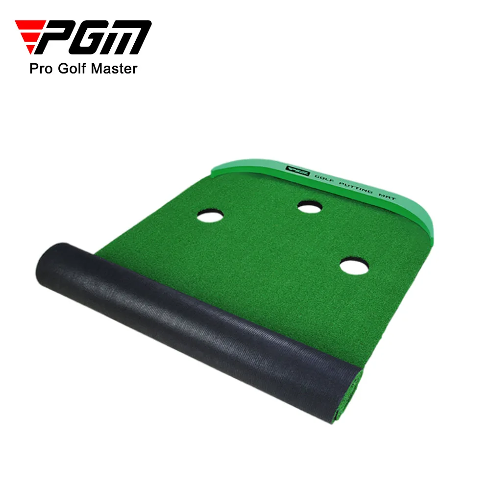 PGM Indoor Golf Putting Green Home Portable Golf Putter Trainer Mini Practice Mat Green Exercises Blanket Golfing Training Aids