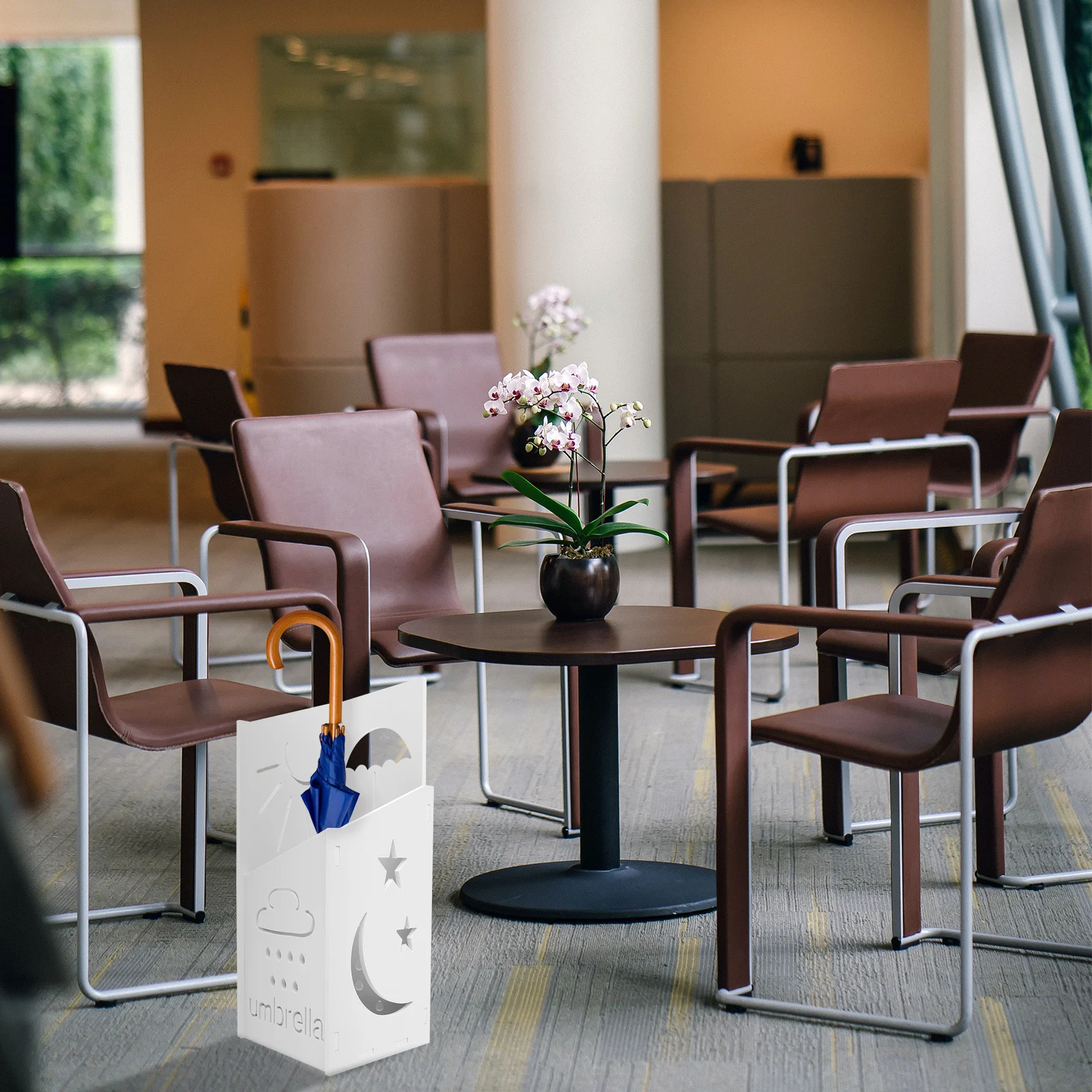 

Umbrella Stand Organizer Long Folding Umbrella Storage Rack Stable Decorative Entryway Hall Home Decor