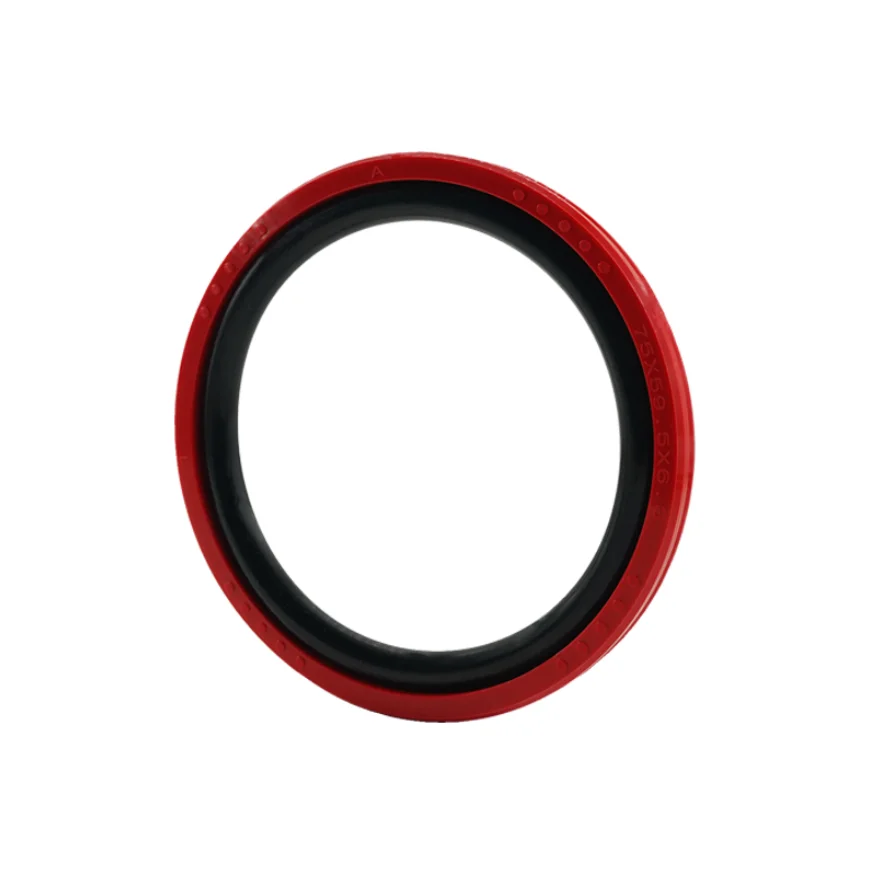 

5 PCS The red combination imported polyurethane oil cylinder oil seal piston bidirectional sealing ring hole uses Gleite ring