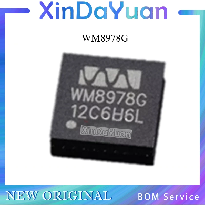 5 pcs WM8978G WM8978GEFL  QFN-32  Mobile Phone Audio Chip