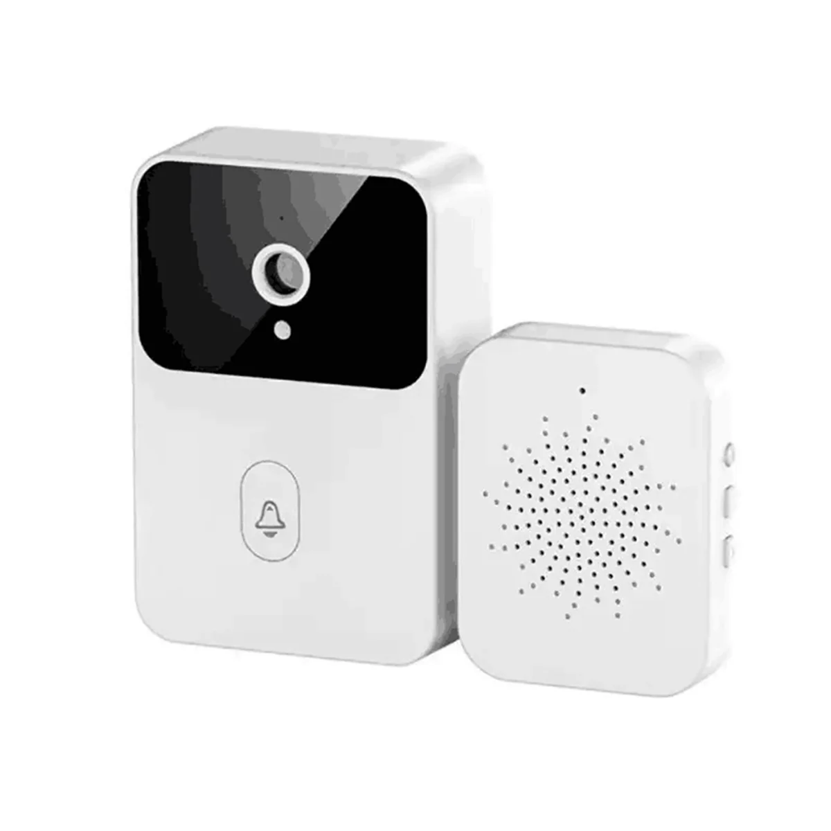 Tuya-timbre con cámara de visión nocturna, timbre con Video, WiFi, conversación bidireccional, Smart Life, seguridad para el hogar