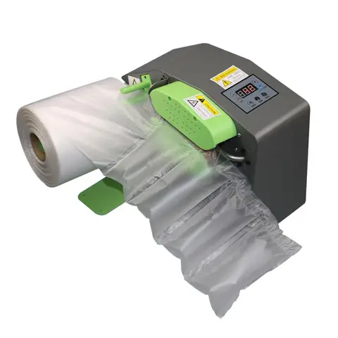 Gonfiatore automatico sigillato a caldo per Bubble Hulu Wrap Cuscino Pellicola Cuscino d'aria Spedizione della macchina Compatibilità dell'efficienza dell'imballaggio