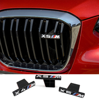 ABS Car Front Grill Badge M Emblem Sticker For BMW M M3 M5 M6 X2 X3 X4 X5 X6 E46 E90 F30 G20 E36 E34 X6 G20 G30 Car Accessories