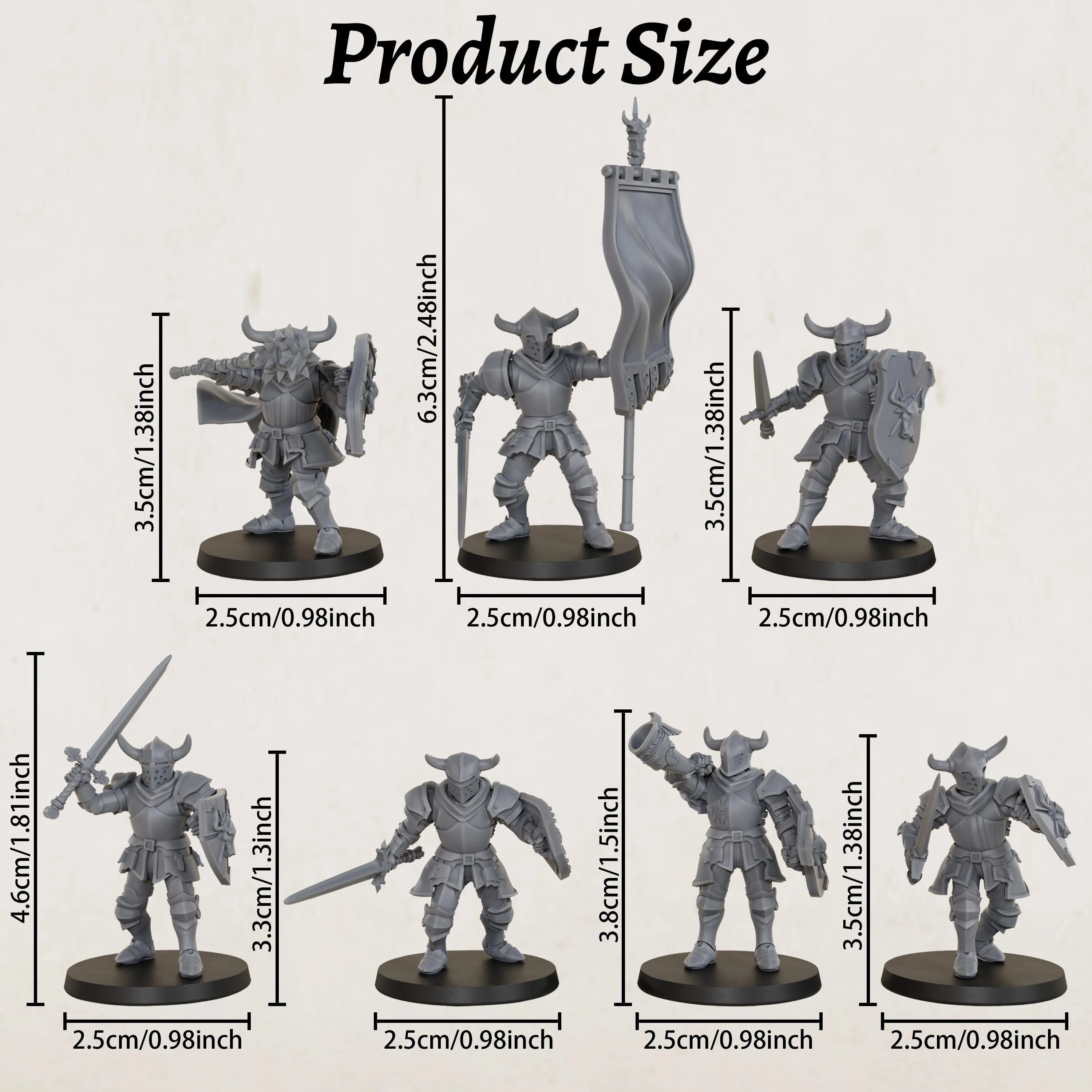 RPG トーラス騎士団ミニチュアセット – 25mm 1:6 - Board Game Rpg のレビューと価格