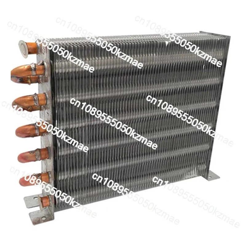 

Freezer Condenser Air-cooled Water-cooled Aluminum Fin Condenser Copper Tube Radiator Fin Heat Exchanger Without Shell