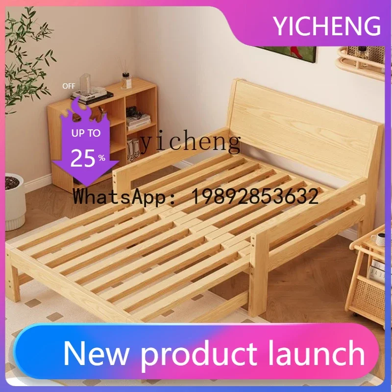 X8 solid wood sofa folding dual-purpose simple single lunch break bed tatami telescopic push-pull bed