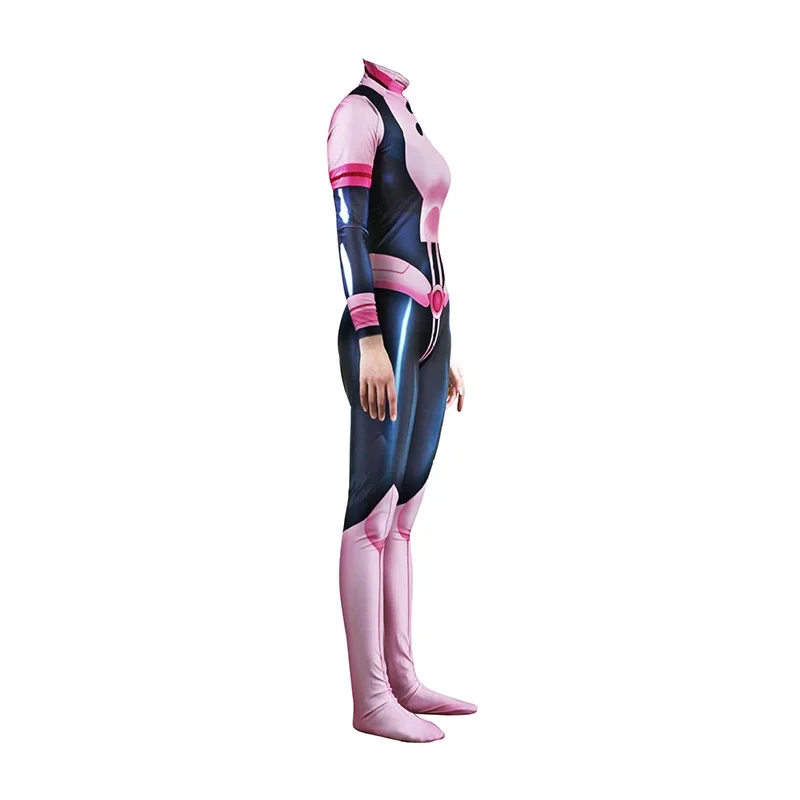 My foreCosplay Academy Costume pour hommes et femmes, All Might Boku no ForeAcademy, Ochprogressif, Uraraka Halloween Dam Ball, Imbibé de barboteuse, Anime