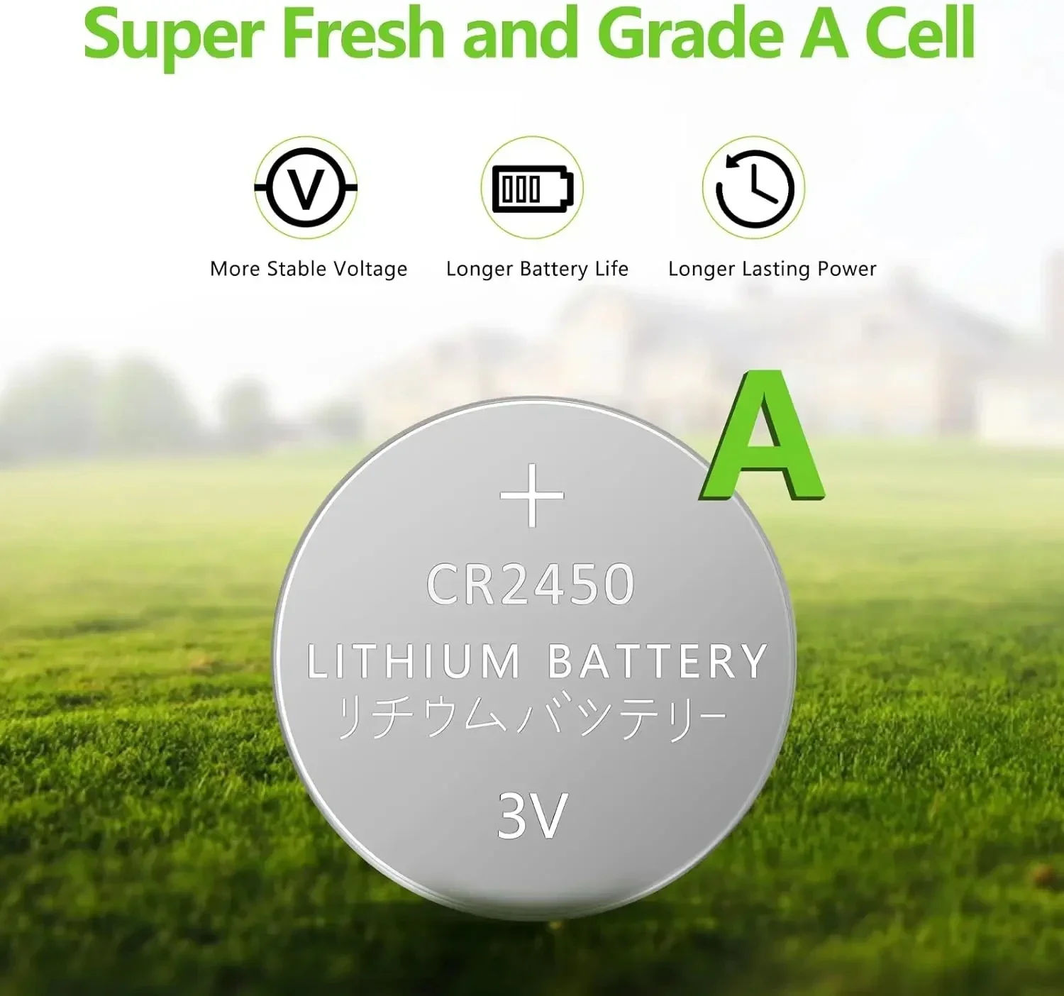 5-60PCS CR2450 CR 2450 3V Lithium Batteries Replaced CR2450 DL2450 BR2450 For Remote Control Watch Button Coin Cell