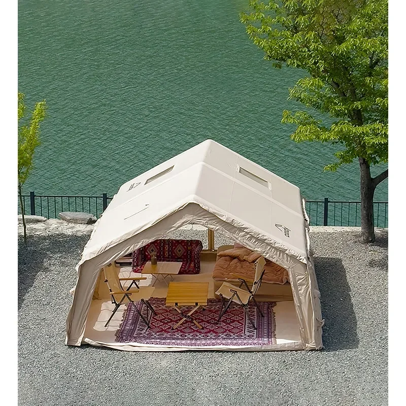 Coody Familia 17.2 Air Tent-Beige Family Outdoor Camping Inflatable Tents Air Tents for Camping