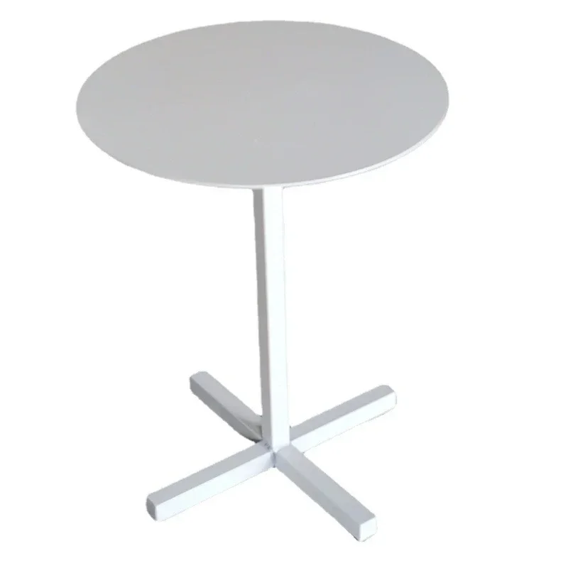 Designer ins small coffee table, small apartment side table Internet celebrity milk tea dessert shop cafe small round table