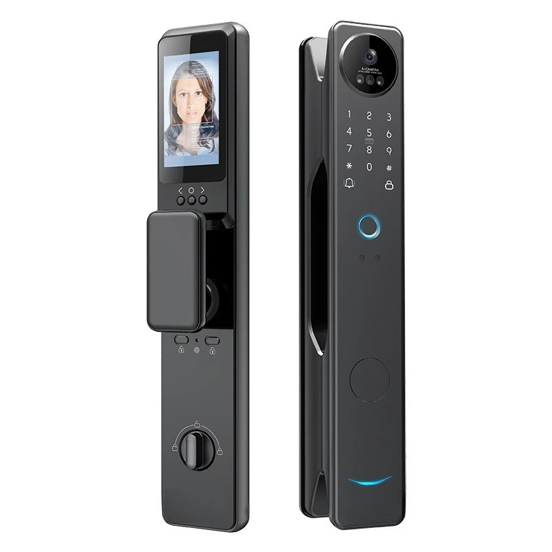 Automatic fingerprint  Graffiti smart  Household anti-theft door Electronic  Cat eye facial recognition smart lock
