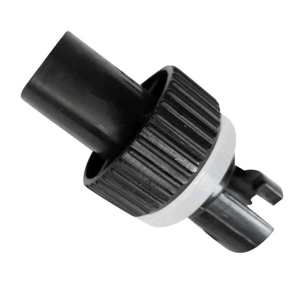 Inflatable Boat Valve Adapter Compact Nylon 12mm Black Pump Connector Converter for Fishing Boats