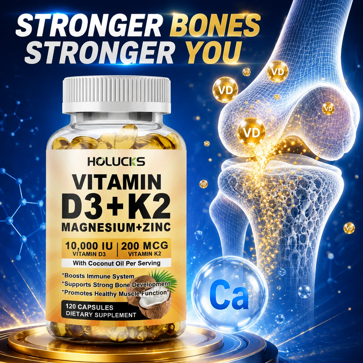Vitamine D3 K2-capsule, met ko - Teeth Whitening With Coconut Oil recensie en prijs