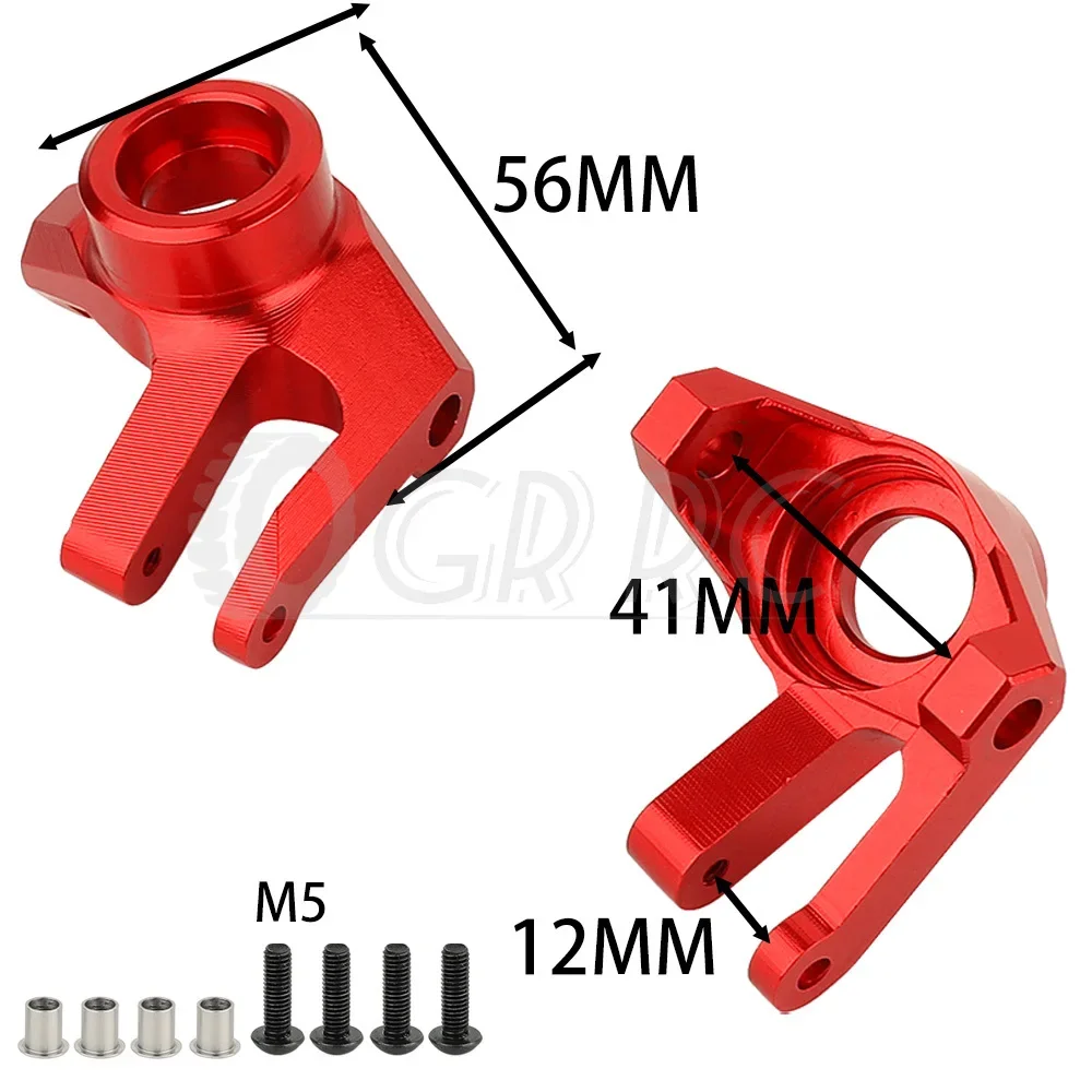 2pcs  SCX6 Steering Knuckle Cup Carrier for Axial SCX6 AXI05000 Jeep JLU Wrangler 1/6 RC Track Car Upgrade Parts