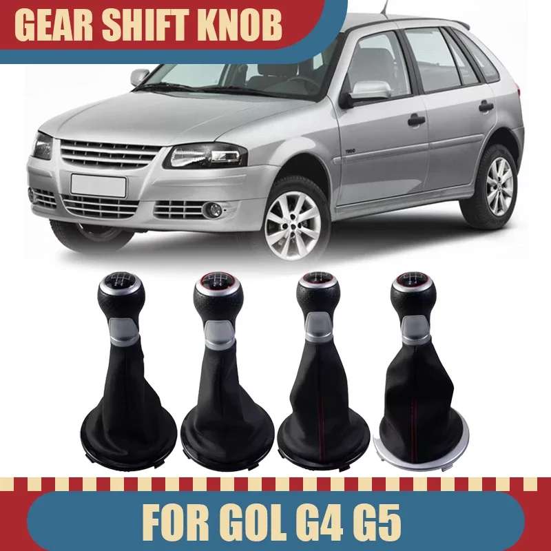 Car Accessories Shift Knob Cover Designed For 5 Speed Manual Cars Fits For GOL G4 For G5 Models With User Friendly Installation