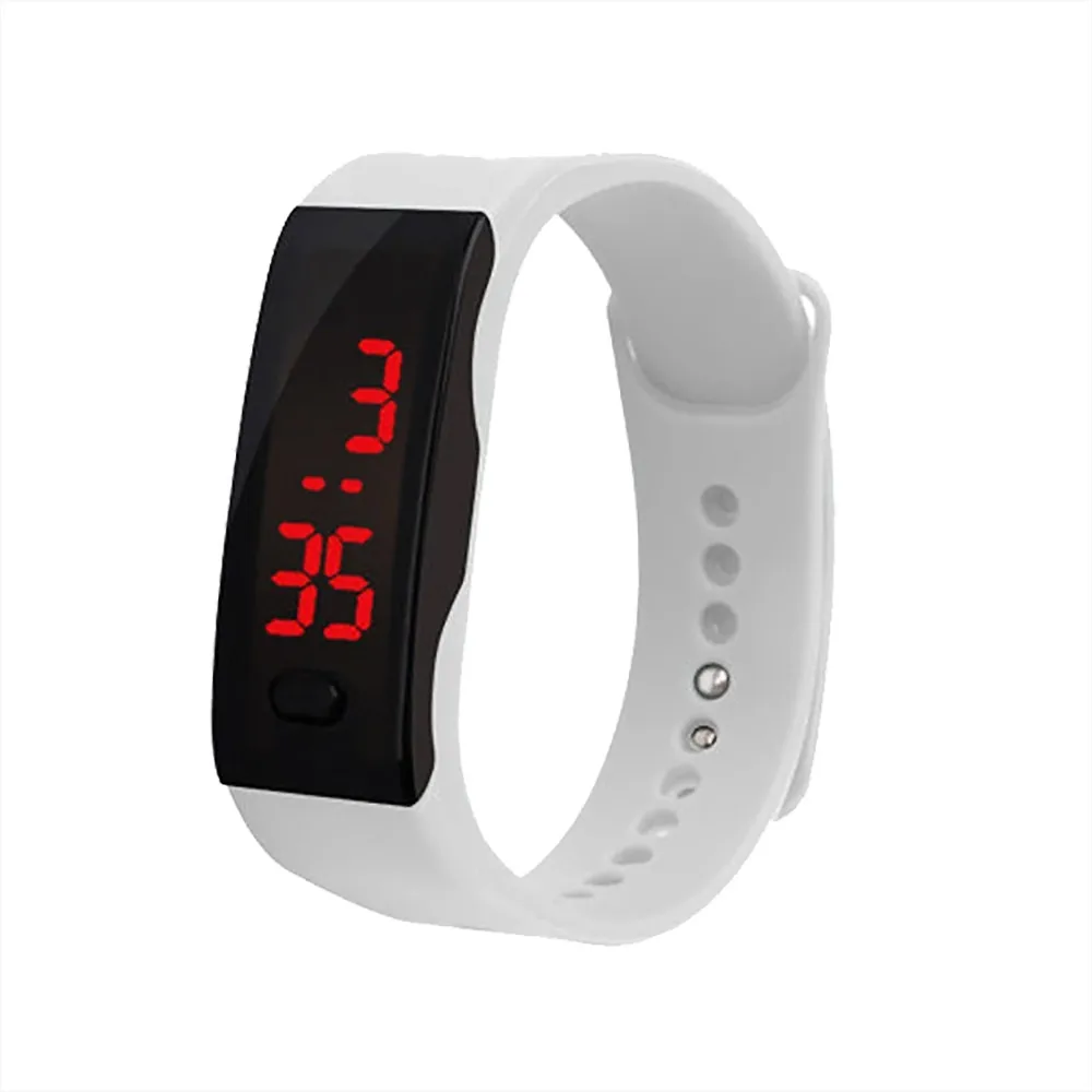 

Smart Sports Wrist Watch Led Digital Display Bracelet Watch Children'S Students Silica Gel Sports Watch For Men Women