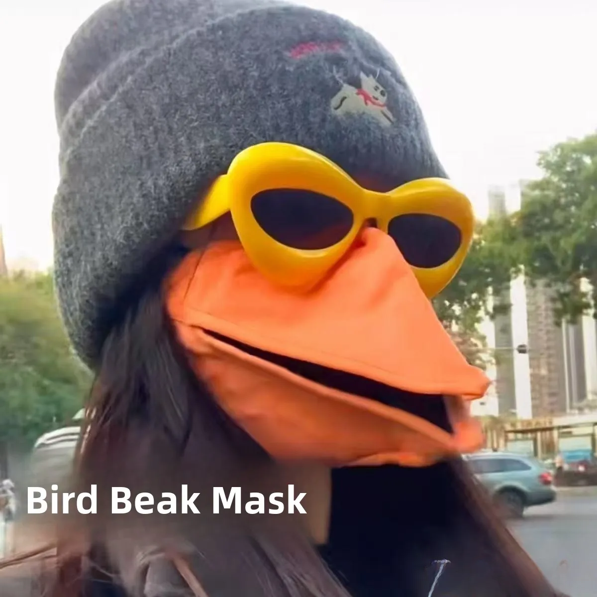 

Креативная маска в виде вороны: дышащая, теплая, подарок для друга, маска-чехол для лица в виде животного/птицы/обезьяны, для косплея, специального назначения, пылезащитная