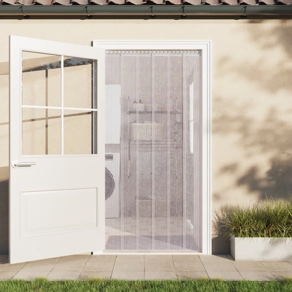 Transparenter Türvorhang 200 mm x 1,6 mm 10 m PVC Moderne Blickdichte Vorhänge Wärmeisolierende UV-Schutzvorhänge mit Lärmreduzierung für Wohnzimmer Schlafzimmer