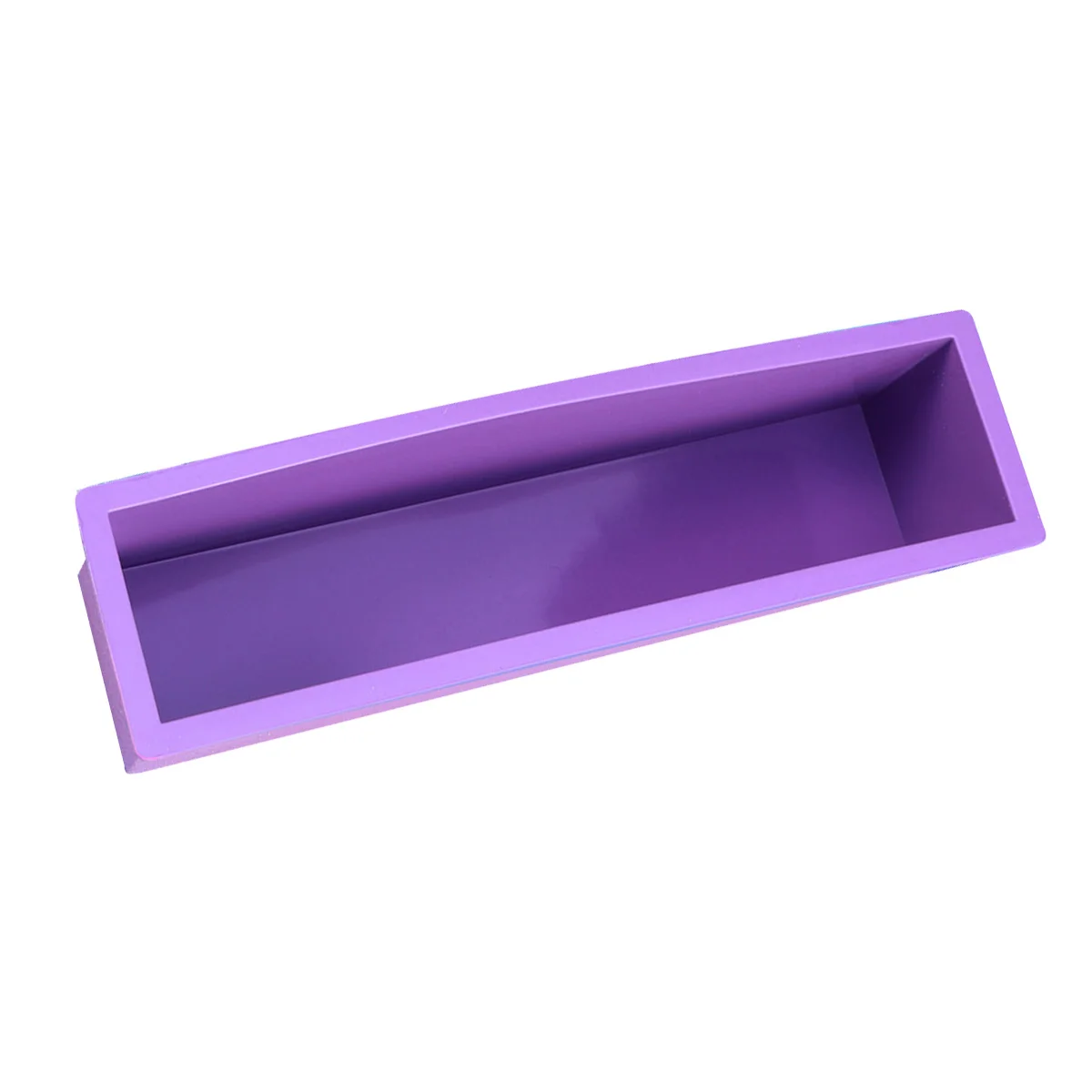 Purple Soap Mold Molds for Making Manual Safe Bamboo Silicon Handmade Non-toxic