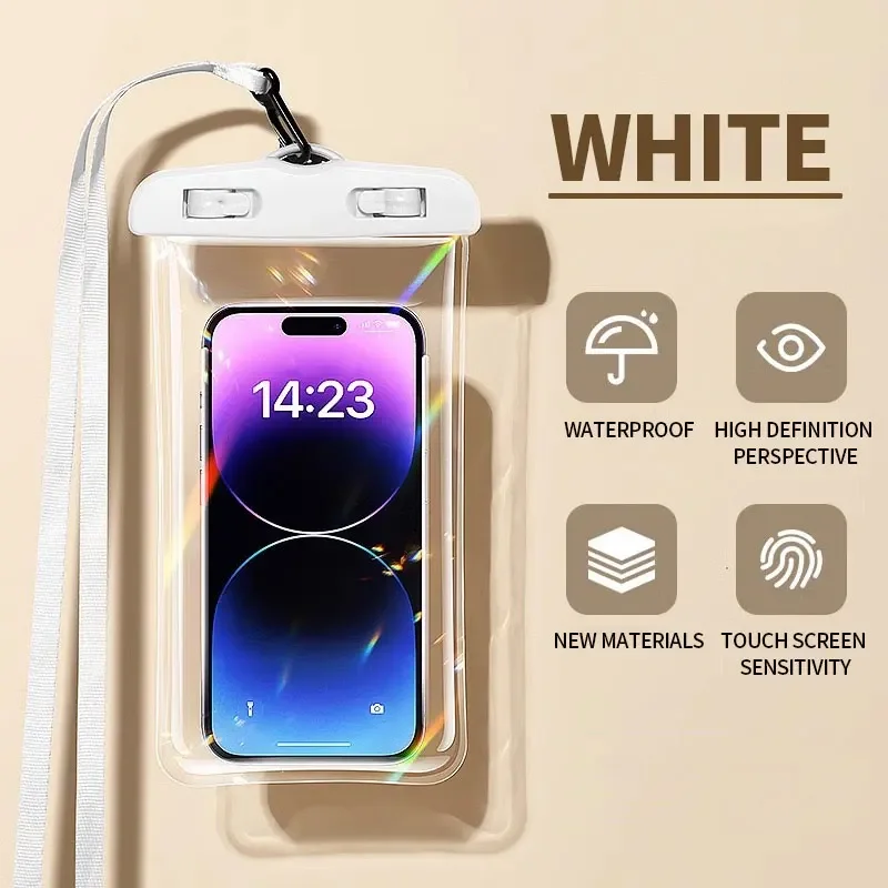 Waterproof Phone Pouch Drift Diving Swimming Bag Underwater Dry Bag Case Cover For Phone Water Sports Beach Pool Skiing