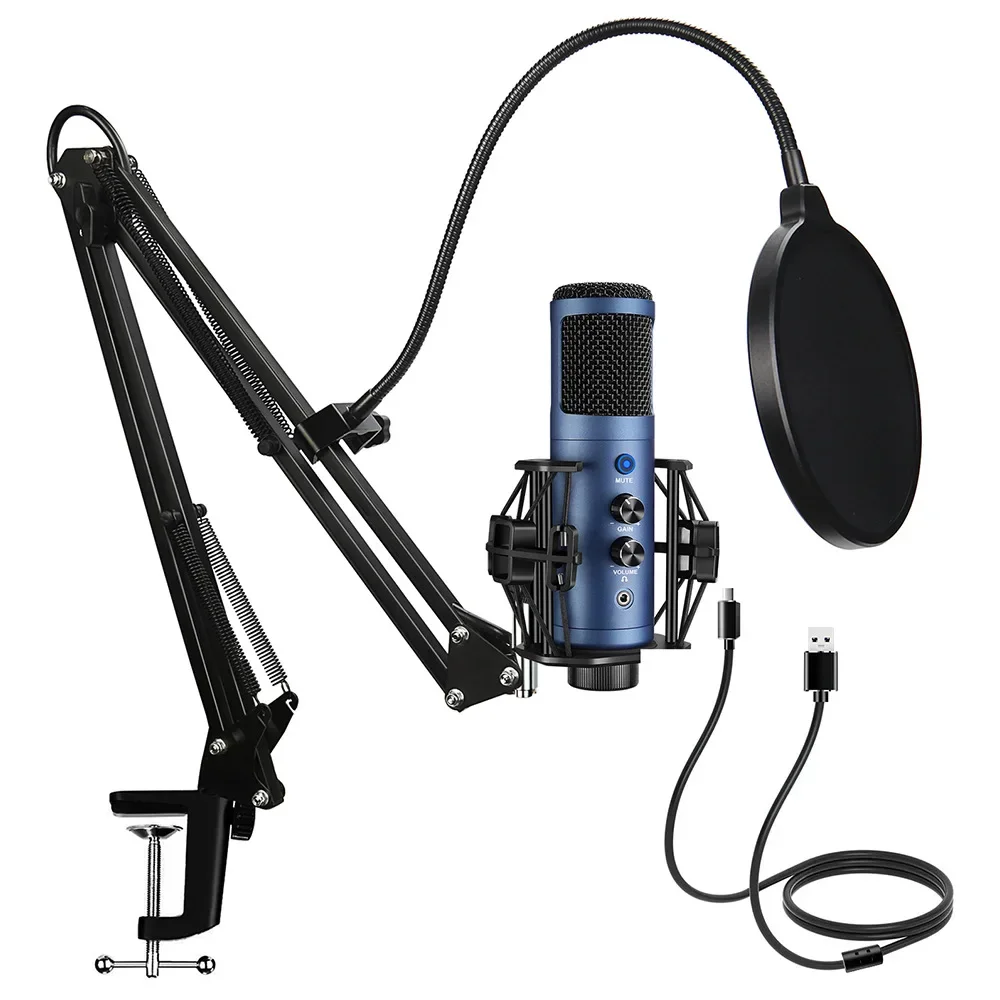 

Condenser Microphone M-AK990 Cardioid Directional Diaphragm Squint Microphone for Live Recording