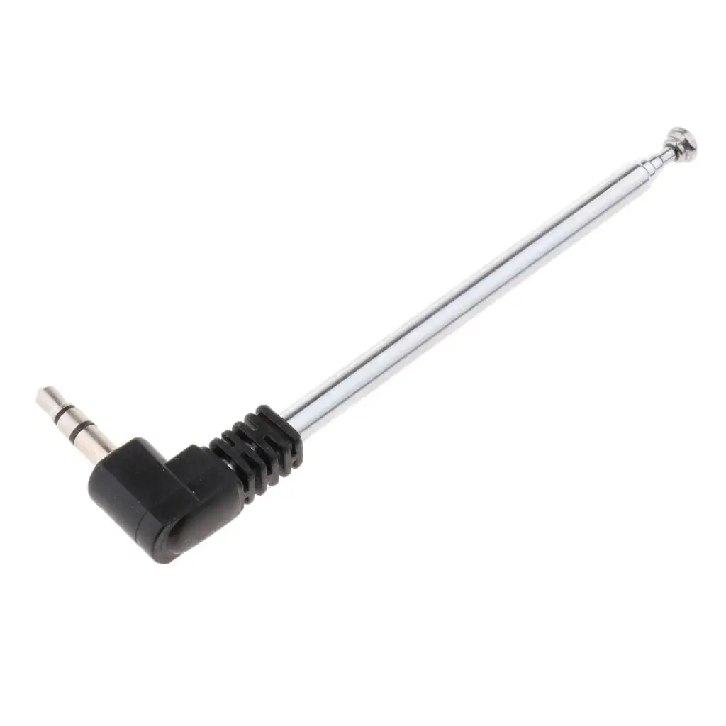 Telescoping Rod 4 Section Extendable Replacement 90mm Silver