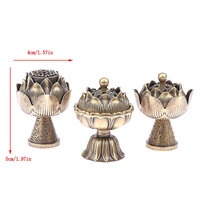 Buddhist Utensils Incense Burner Incense Censer Alloy Sandalwood House Furnishings Home Office Decoration