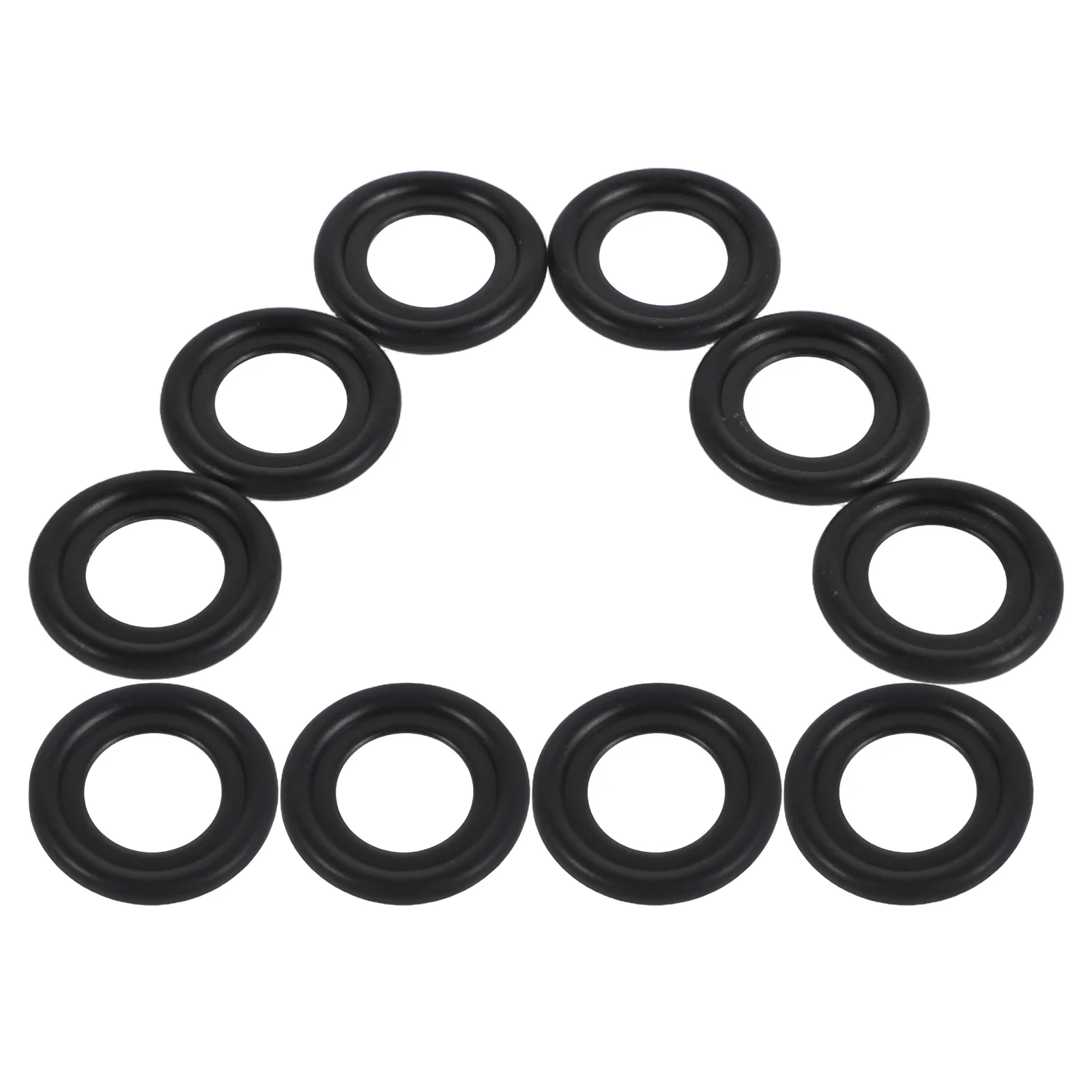 

10pcs Oil Drain Plug Gasket Assortment Black Rubber Crush Washers For Automotive Engine Pan Screw Seal Valve Parts