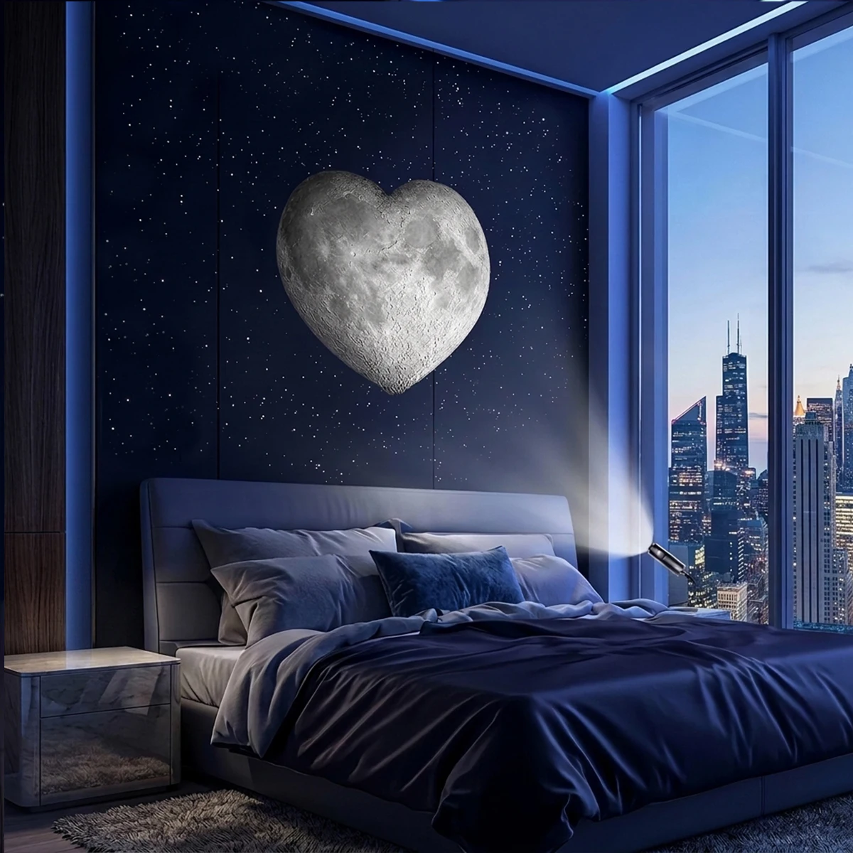 USB Plug in Projection Night Lamp Galaxy Starry Sky Theme Replacement Light Ceiling Decoration Projection Lamp for Home Bedroom