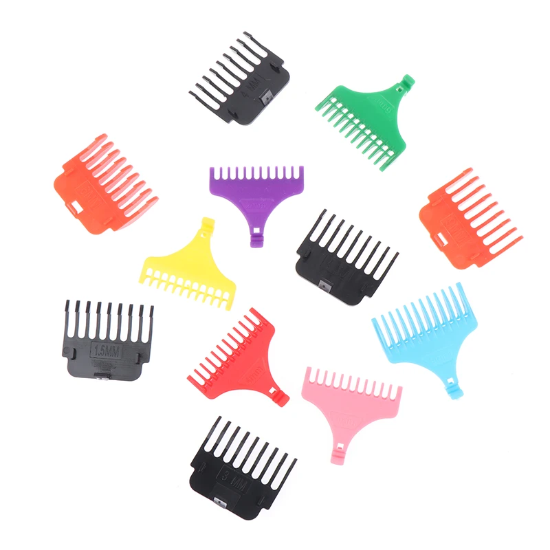 1Set sisir batas pemangkas rambut untuk T9 Universal, pelindung hitam penata rambut, pemandu pemotong rambut Styling T9 pemangkas panduan pemotong