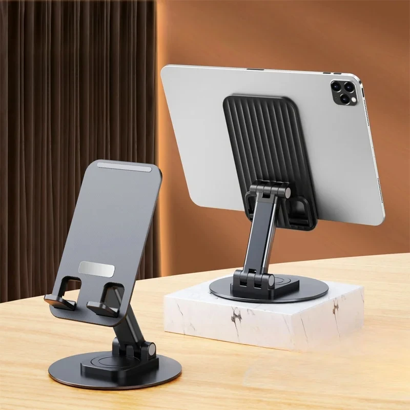 

360 Rotation Folding Telescopic Mobile Phone Holder For iphone Xiaomi Huawei ipad Universal Anti-Slip Desktop Tablet Holder