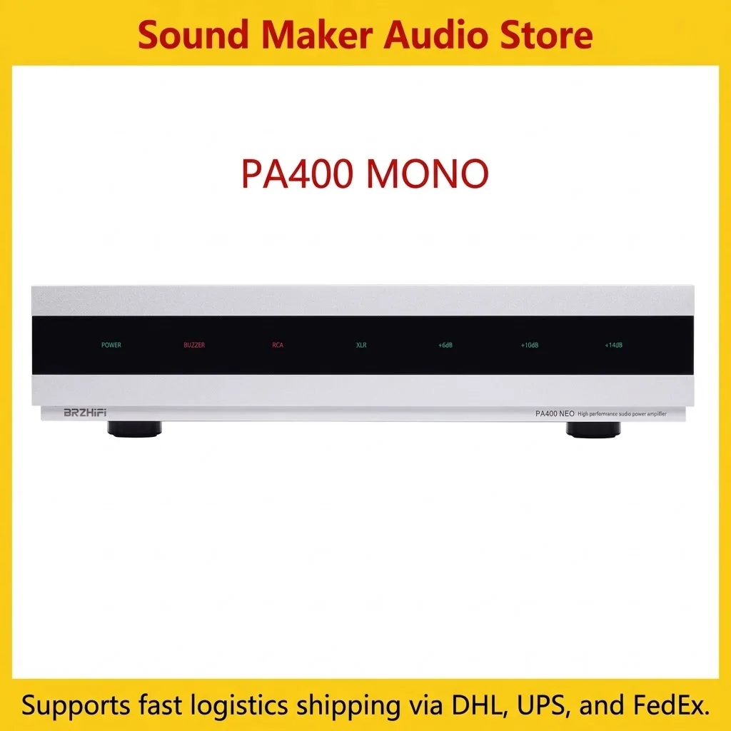 Sound Maker-BRZHIF PA400 NEO HiFi Digital Power Amplifier Reference Netherlands 1ET400A Stereo Audio Amp