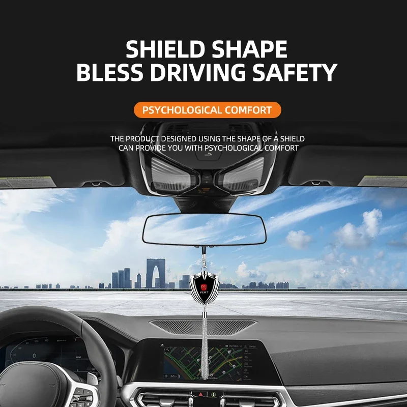 المعلقات مرآة الرؤية الخلفية للسيارات اكسسوارات الديكور الداخلي للسيارة لشركة فيات بونتو 500 برافو كروما تيبو باندا أونو أبارث 124