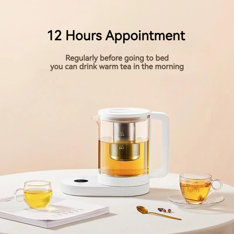 XIAOMI MIJIA Intelligence Electric Kettle Multifunctional Health Pot 1.5L Stainless Steel Tea Health Preserving Pot APP Controls