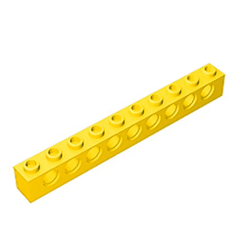 10 stks 2730 Baksteen 1x10 met Gaten Bricks Collecties Bulk Modulair GBC Speelgoed Voor Technische MOC DIY Gebouwen Blokken Compatibel