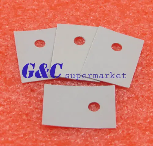 100PCS TO-220 Insulation Pads Silicone Heatsink Shim for Laptop GPU CPU