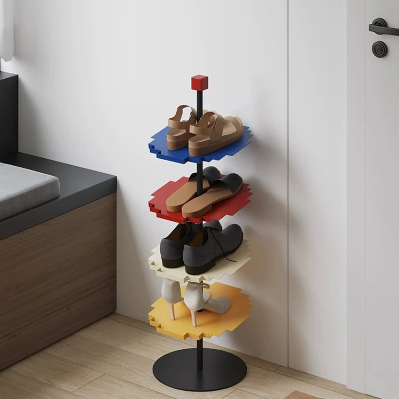 Home shoe rack, narrow entryway shoe rack, indoor multi-layer small slipper floor-standing storage rack