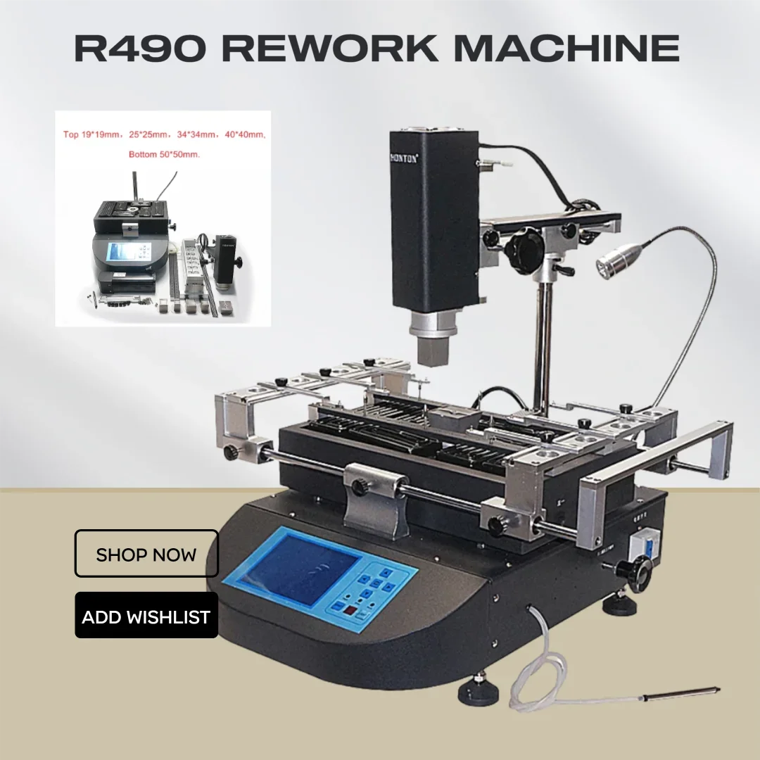 HT-R490 BGA rework station Rework Repair Station Infrared Heating Soldering Station for PCB Game Console Motherboard Repair