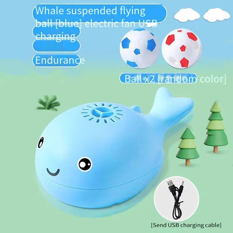 Children\'s Toys Games For Boy Boys Kids Toy Fan Rechargeable Child Ball USB Funny Things Gadgets Floating Mini Kids Games Whale