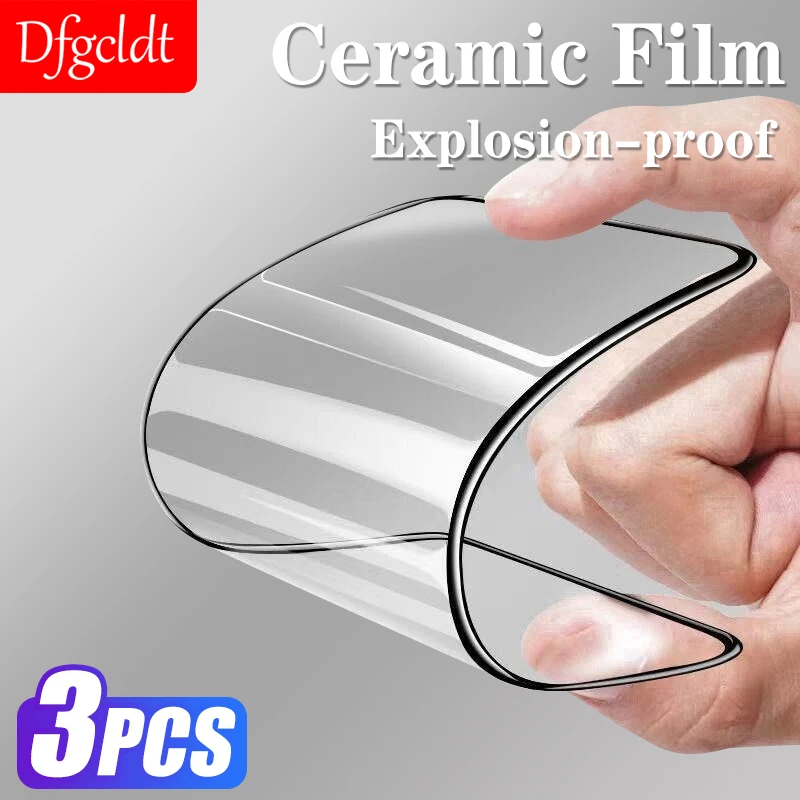 1-3Pcs Ceramic Soft Flim For OPPO Reno 8 7 6 5 Pro 4SE 8 Lite 10x zoom Screen Protector OPPO A96 A94 A54 A55 A16 A17 Not Glass