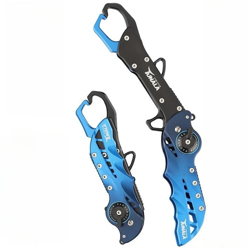 

Многофункциональное устройство для контроля рыбы из алюминиевого сплава, складное расширенное портативное зажим для контроля рыбы, аксессуары для рыболовных снастей